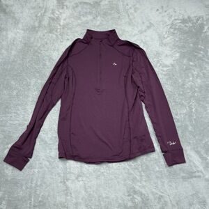 Paradox Women's L Activewear Top Purple Merino Wool d1327